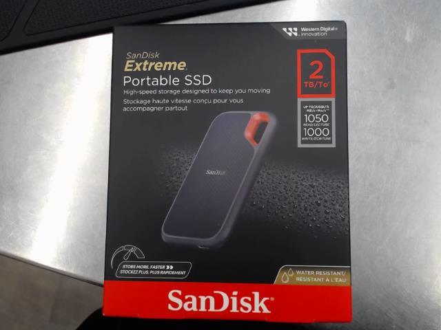 San disk extreme ssd portable 2to