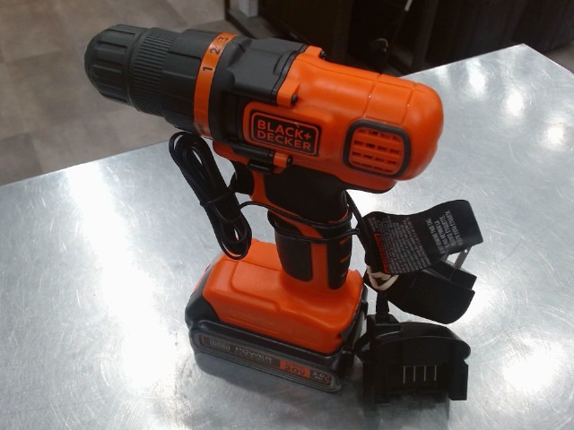 Perceuse sans fil 20v + chg/1batt.