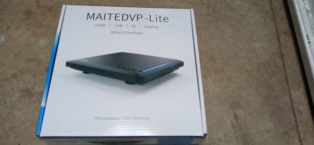 Dvd player newe in thge box