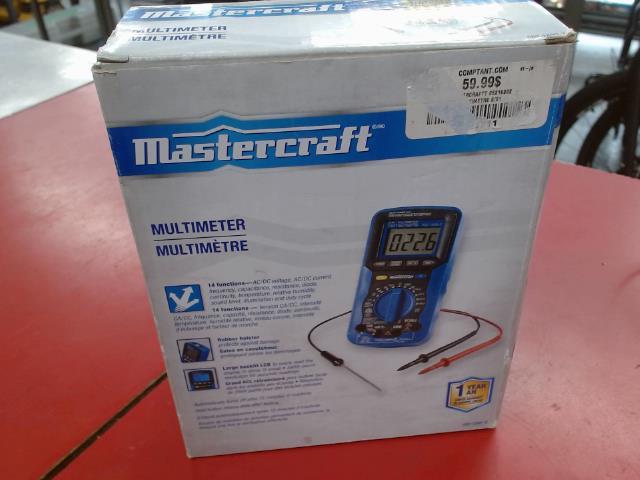Multimetre mastercraft