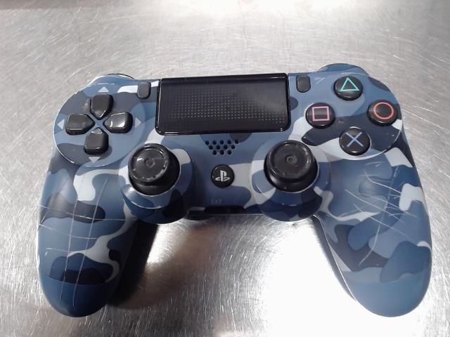 Manette ps4 camo bleu