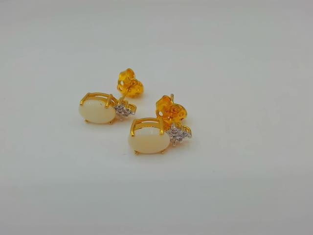 BOUCLES D OREILLES EN OR 10KT