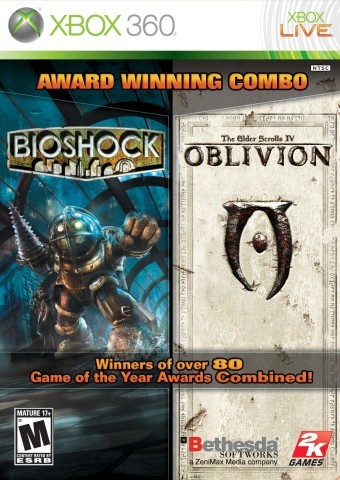 Bioshock and oblivion combo xb360
