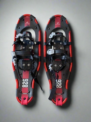 Faber snowshoes dans son sac
