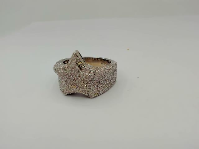 BAGUE EN OR 10KT AVEC DIAM 