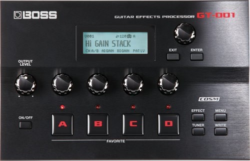 Guitar desktop multi effects unit