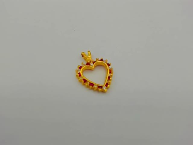 BRELOQUE COEUR EN OR 10KT