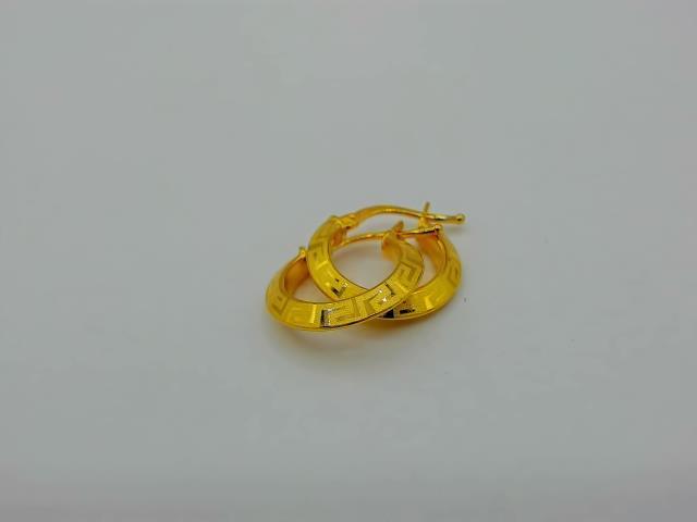 BOUCLES D OREILLES EN OR 10KT