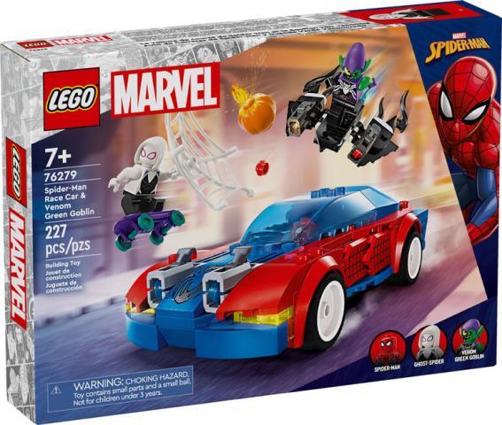 Spider man race car venom green goblin