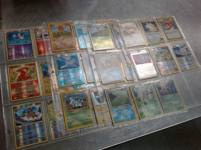 4 pages carte pokmon / 1995-2011