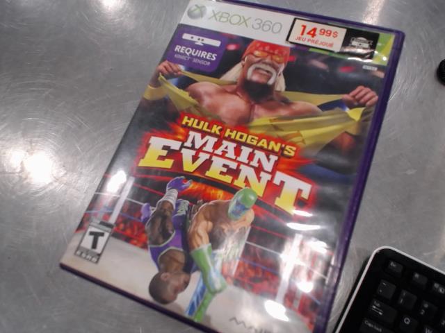 Hulk hogan's man event jeu xbox 360