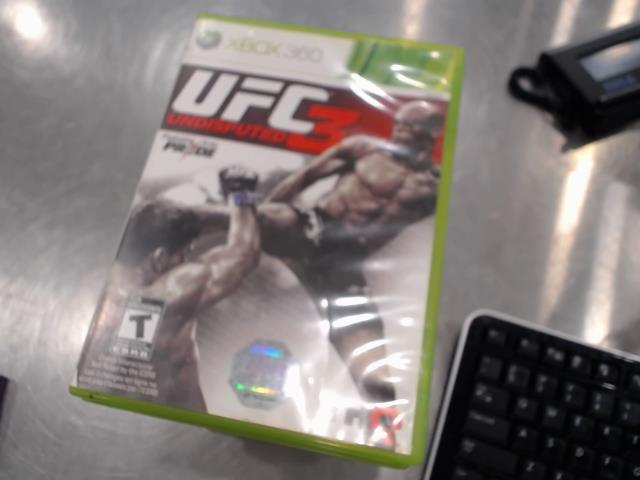 Ufc 3 undisputed jeu xbox 360