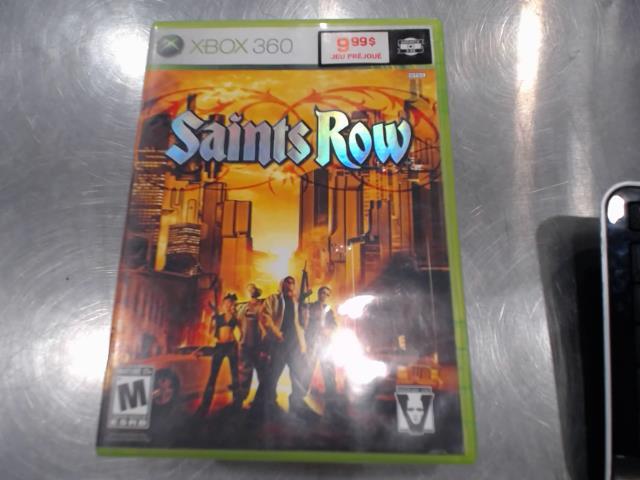 Saints row jeu xbox 360