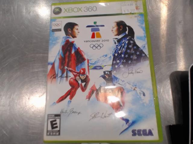 Vancouver 2010 sega jeu xbox 360