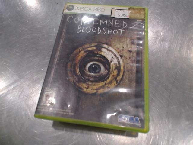 Condemned 2 bloodshot jeu xbox 360