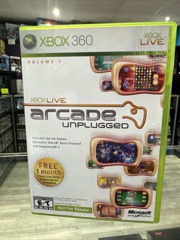 Arcade unplugged xbox 360