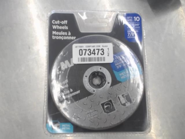 Cut off wheels 10pk new