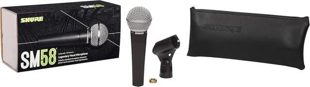 Professional microphone in box