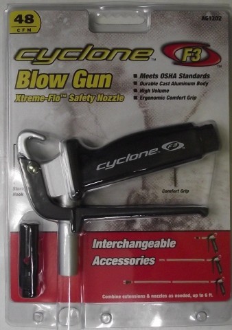 Cyclone blow gun
