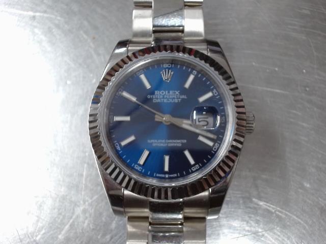**fake rolex**datejust fond blue
