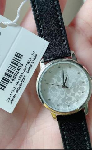 Coach 2011blk vintage women watch