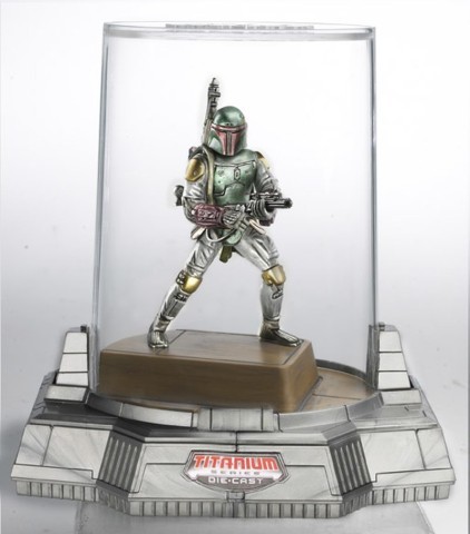 Boba fett titanium dye figure
