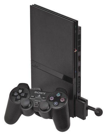 Ps2 console noir
