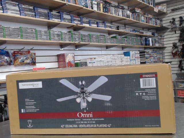 Ventilateur plafond 42''(neuf)