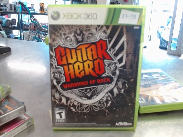 Guitar gero warriors of rock