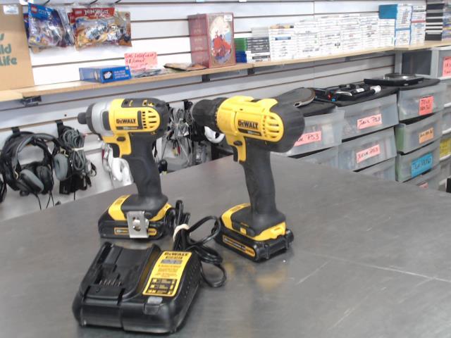 Drill+impact 20v+2batt(1.5ah)+chargeur