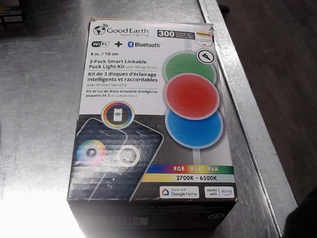 3-pack smart linkable puck light kit