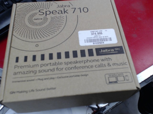 Speaker portatif neuf dans boite