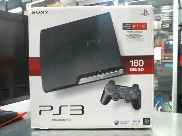 Playstation 3 slim dans boite + mann