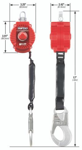 T personal fall limiter honeywell 6 feet
