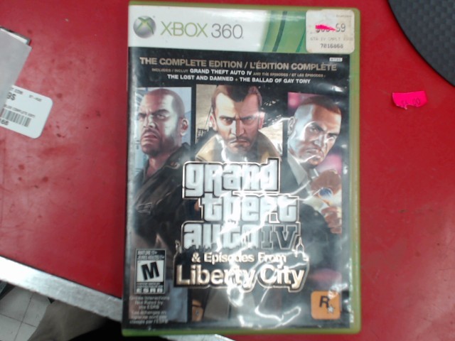 Grand theft auto iv & episode from liber