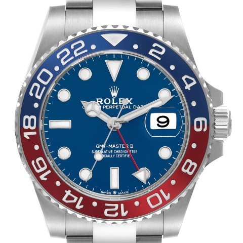 Replique gmt master ii pepsi blue dial