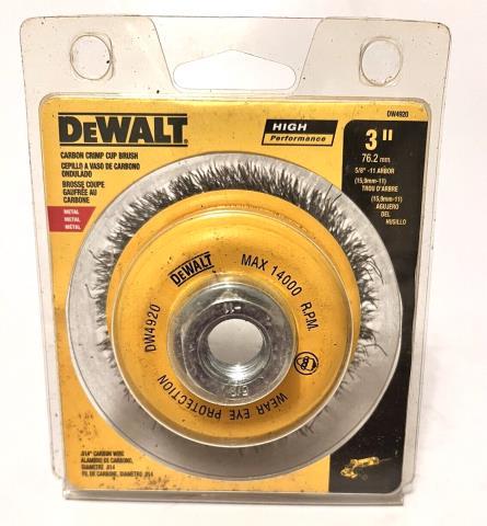 Carbon crimp cup brush