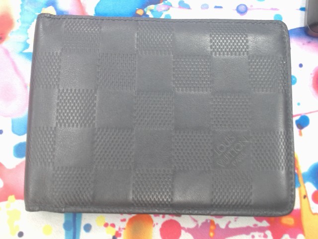 Louis vuitton black damier wallet