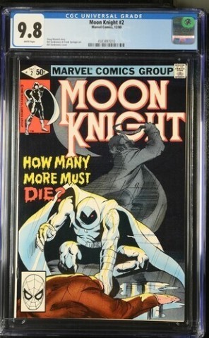 Moon knight #2 graded 9.6