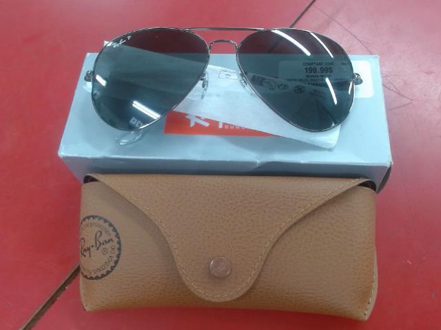 Lunette soleil aviator grise neuve+etui