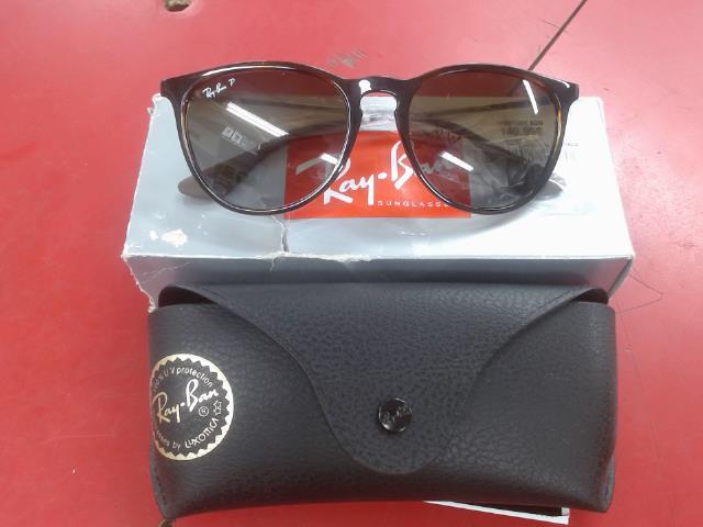 Lunette soleil brune femme neuve+etui