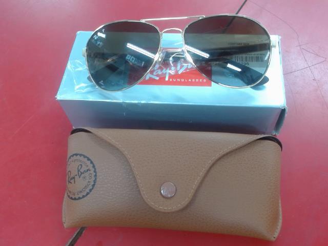 Lunette soleil polarized dore neuve+etui