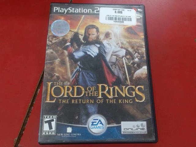 The lord of the rings the return of the