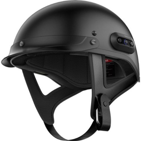 Casque de moto ouvert