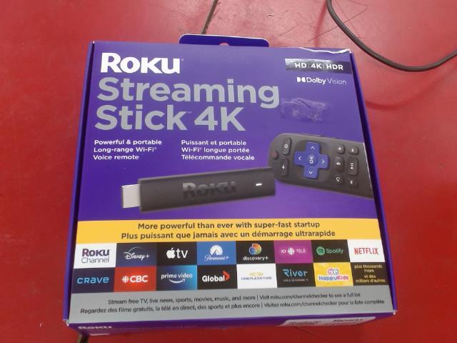 Roku streaming stick 4k neuf en boite