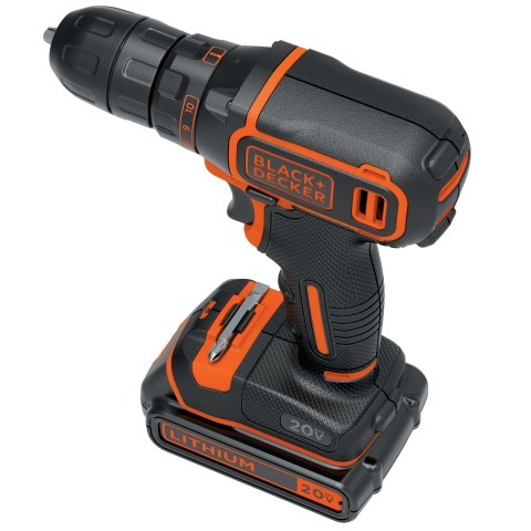 Drill black&decker+2batt+charge
