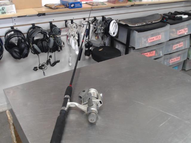 Canne peche+reel shimano aero 4000
