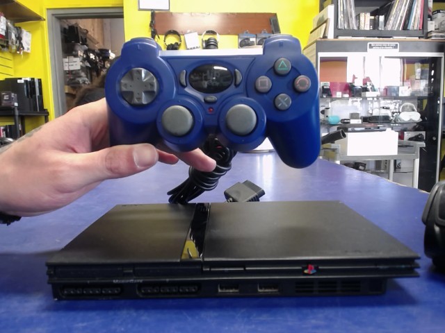 Console + manette jobber bleue