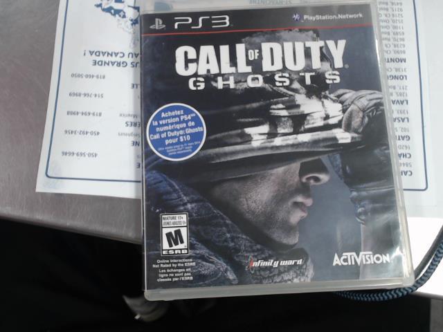 Call of duty ghosts ps3