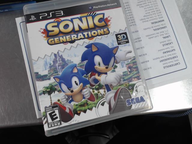 Sonic generations ps3